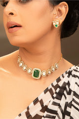 LE NANIU KUNDAN NECKLACE SET