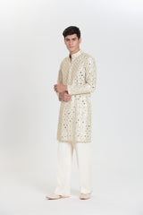 Gold Ivory Kurta Set