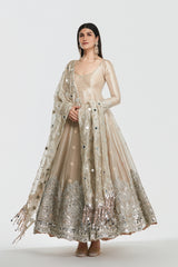 Mirror work , zari , lurex thread