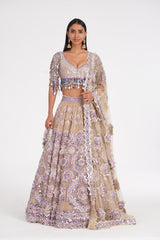 OYSTER DAISY LEHENGA SET