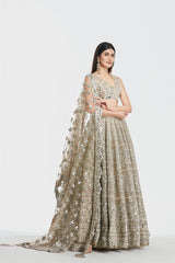 Mirror work , zari , gota