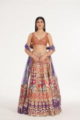 REBECCA PASTEL LEHENGA SET