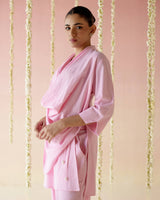 Begonia Pink Solid Co-ord Set