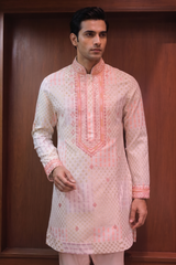 Ivory Jacquard Kurta