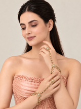 Kundan Floral Haath Phool