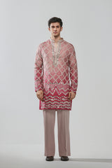 Kurta - heavy chanderi , pant -Cotton twill