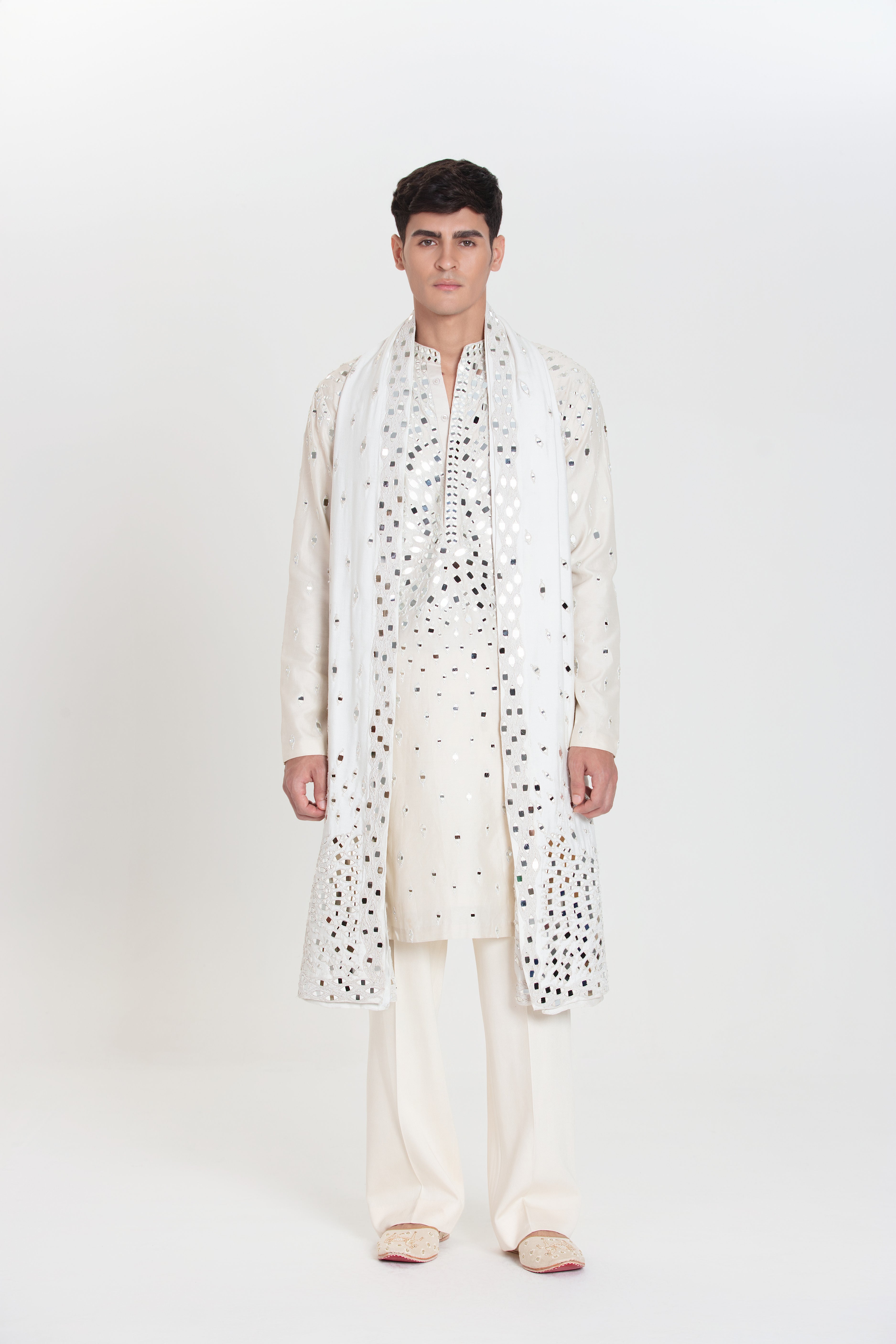 Ivory Bloom  Kurta Set