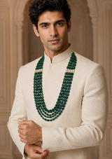Multi-Strand Beaded Kundan Mala