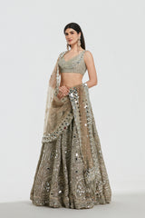 Mirror work , gota , zari