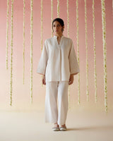 Ivory Bloom Embroidered Co-ord Set