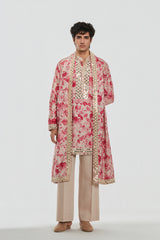 Kurta - Heavy chanderi , Pant-Cotton twill