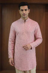 Pink Georgette Kurta