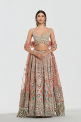 Mirror work , zari , dori thread