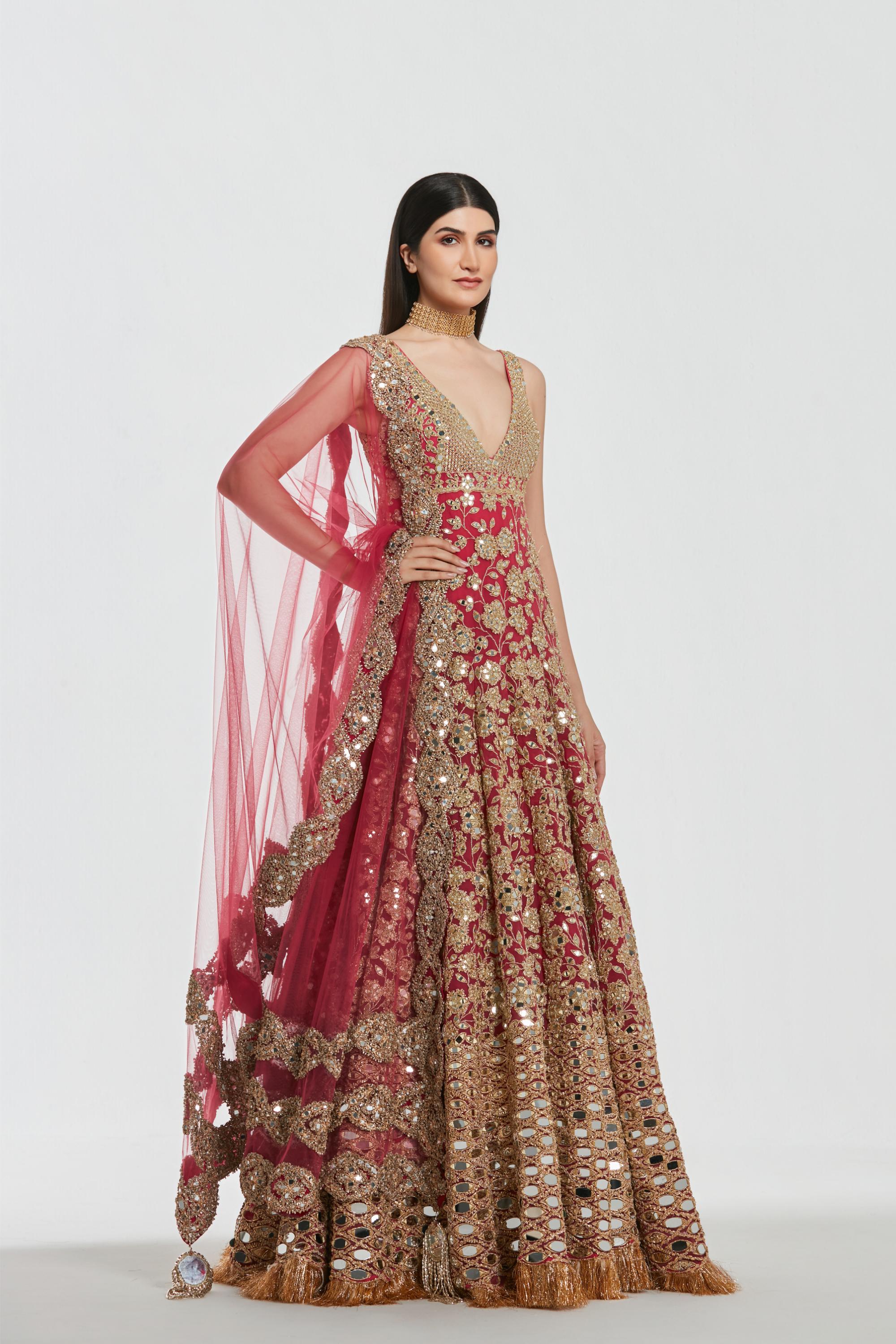 Mirror work , zari , lurex thread