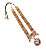 Pushpapravah long necklace