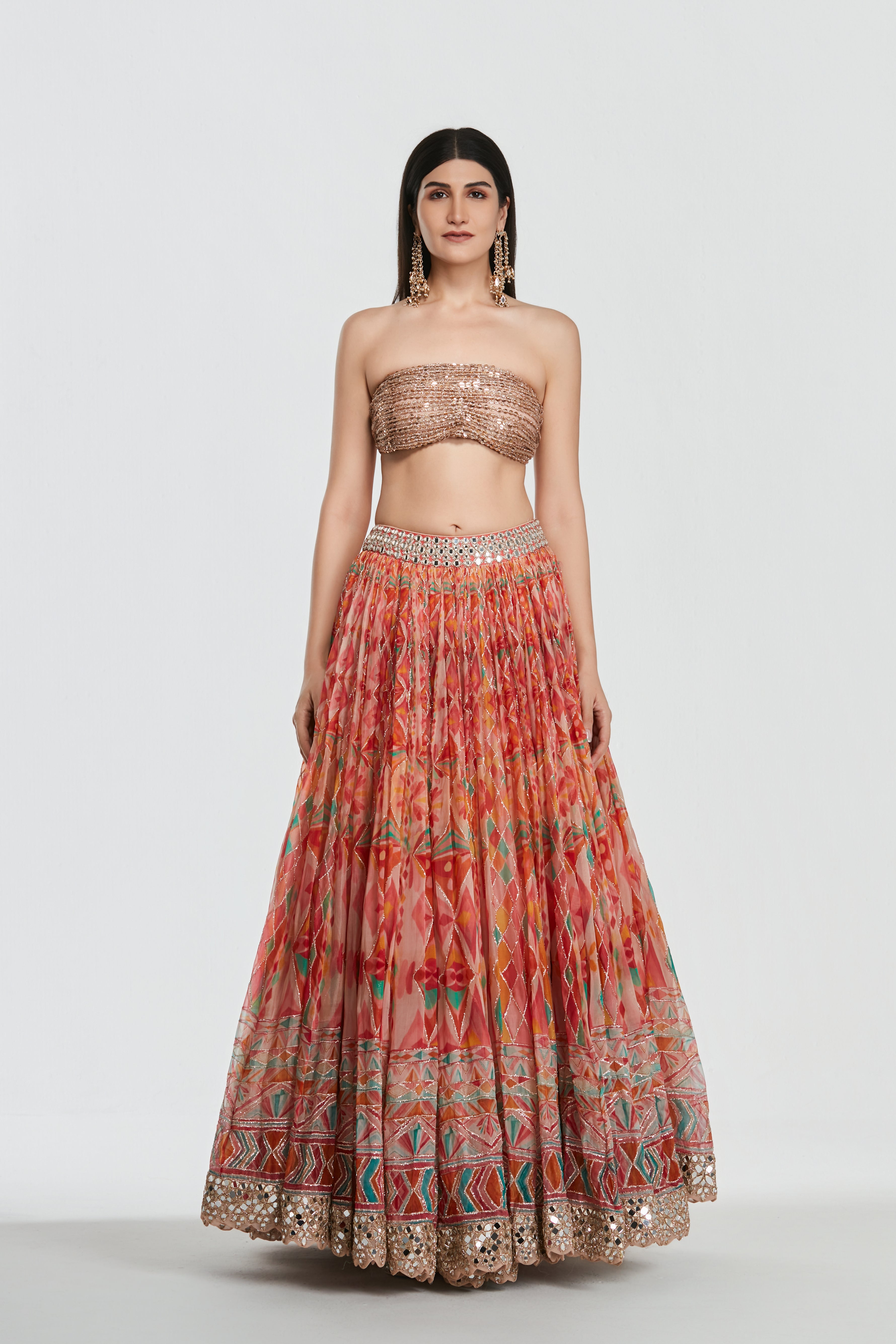 Mirror work , zari , dori thread , lurex thread