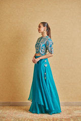 Pine Green Top & Skirt