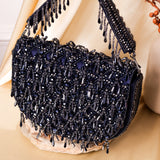 Blue zingming clutch