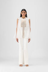METALLIC STRUCTURED TOP