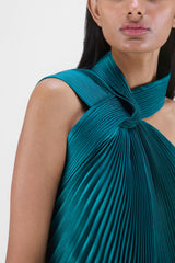 PLEATED FLUID DRESS