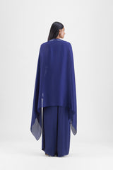 METALLIC SRUCTURED CAPE SET