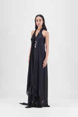 METALLIC LAYERED DRESS