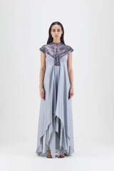 Metallic Paneled Dress