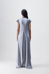 Metallic Paneled Dress