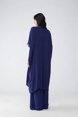 Banarsi Panelled Long Shirt Set