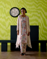 Ivory Overlay Jacket Set