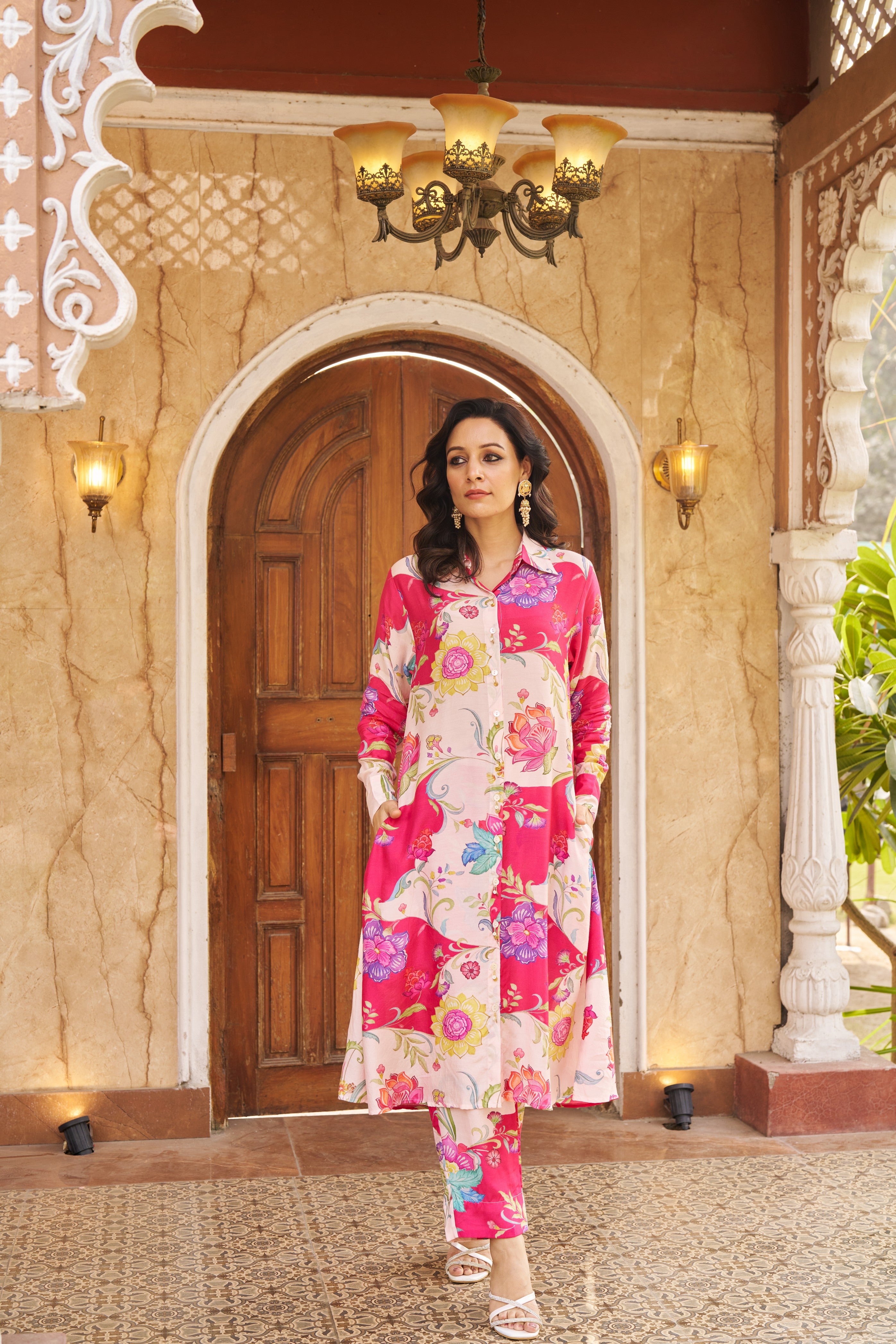 Ruya Pink Kurta