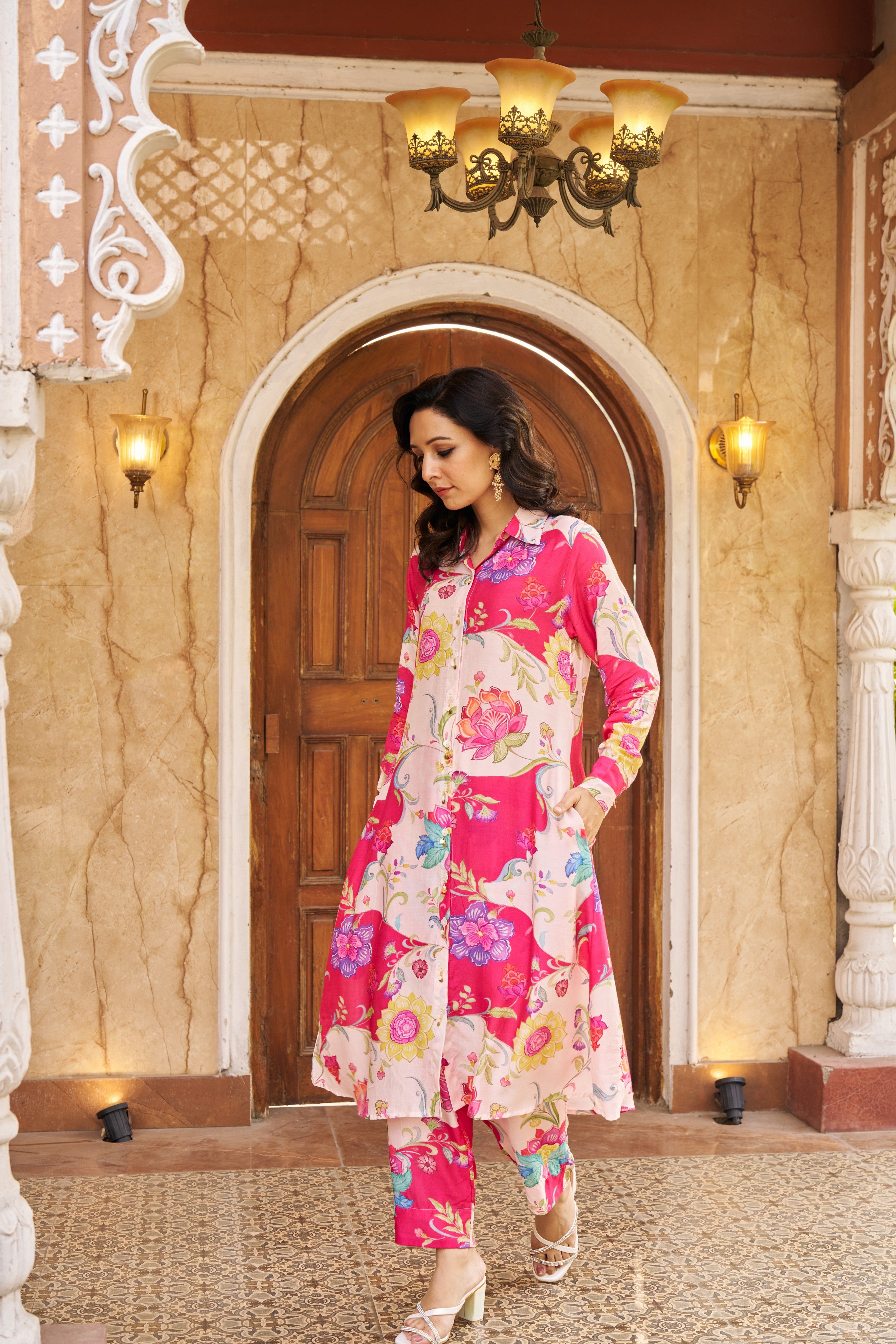 Ruya Pink Kurta