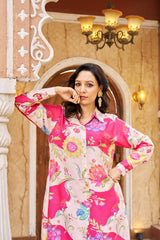 Ruya Pink Kurta