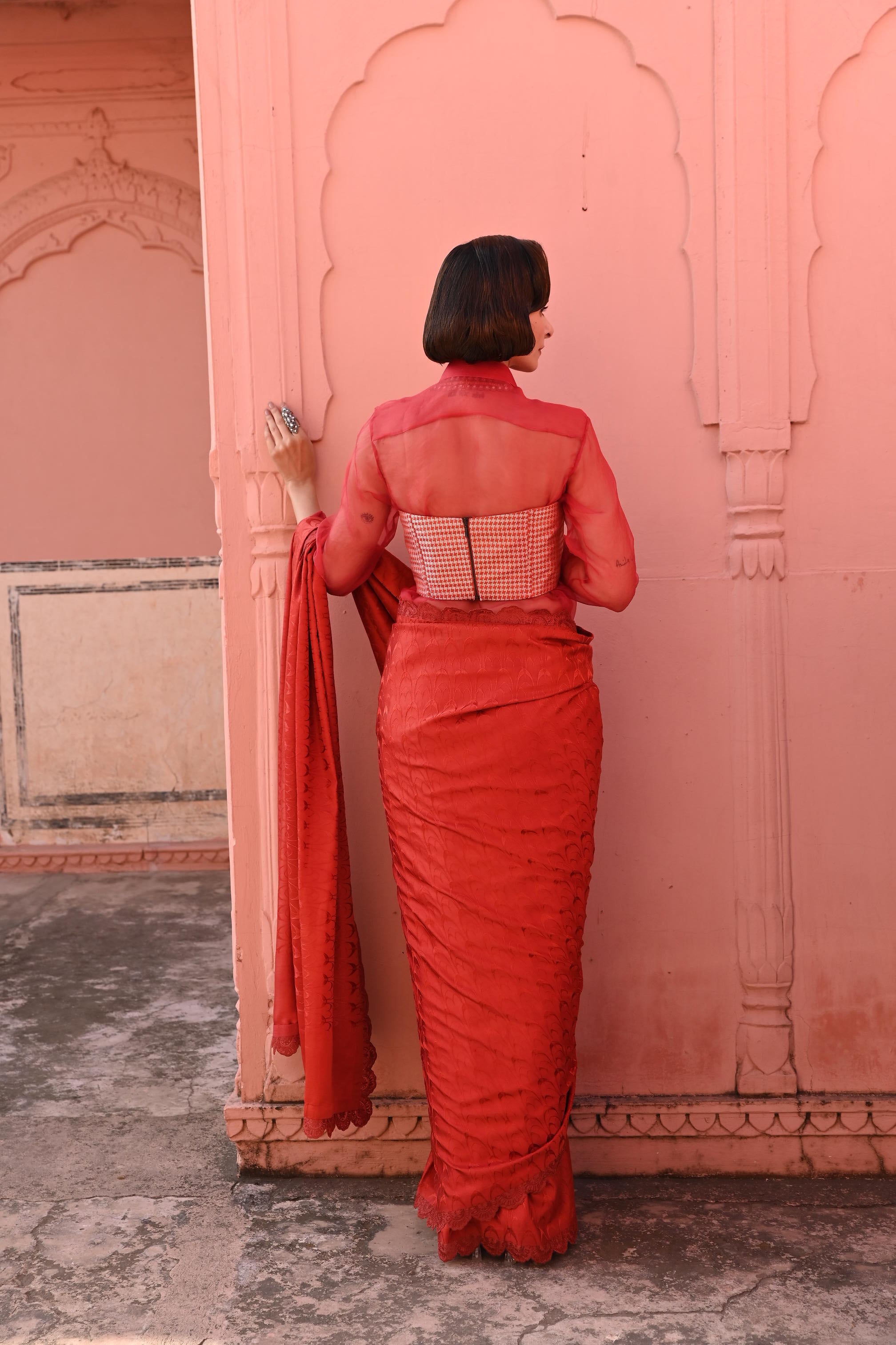 O Haseena Tanchoi Handloom Saree