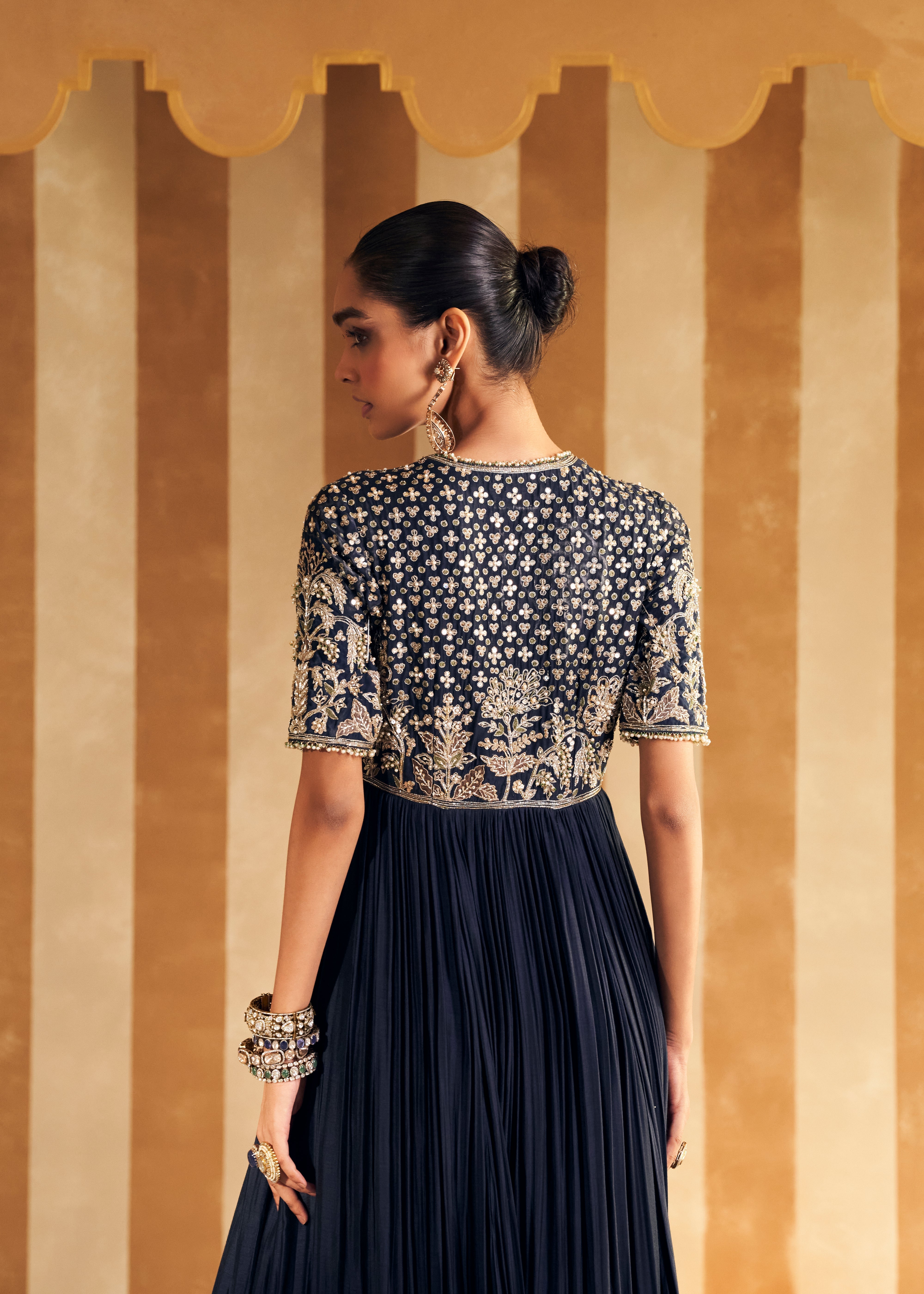 Zarqaa Anarkali set