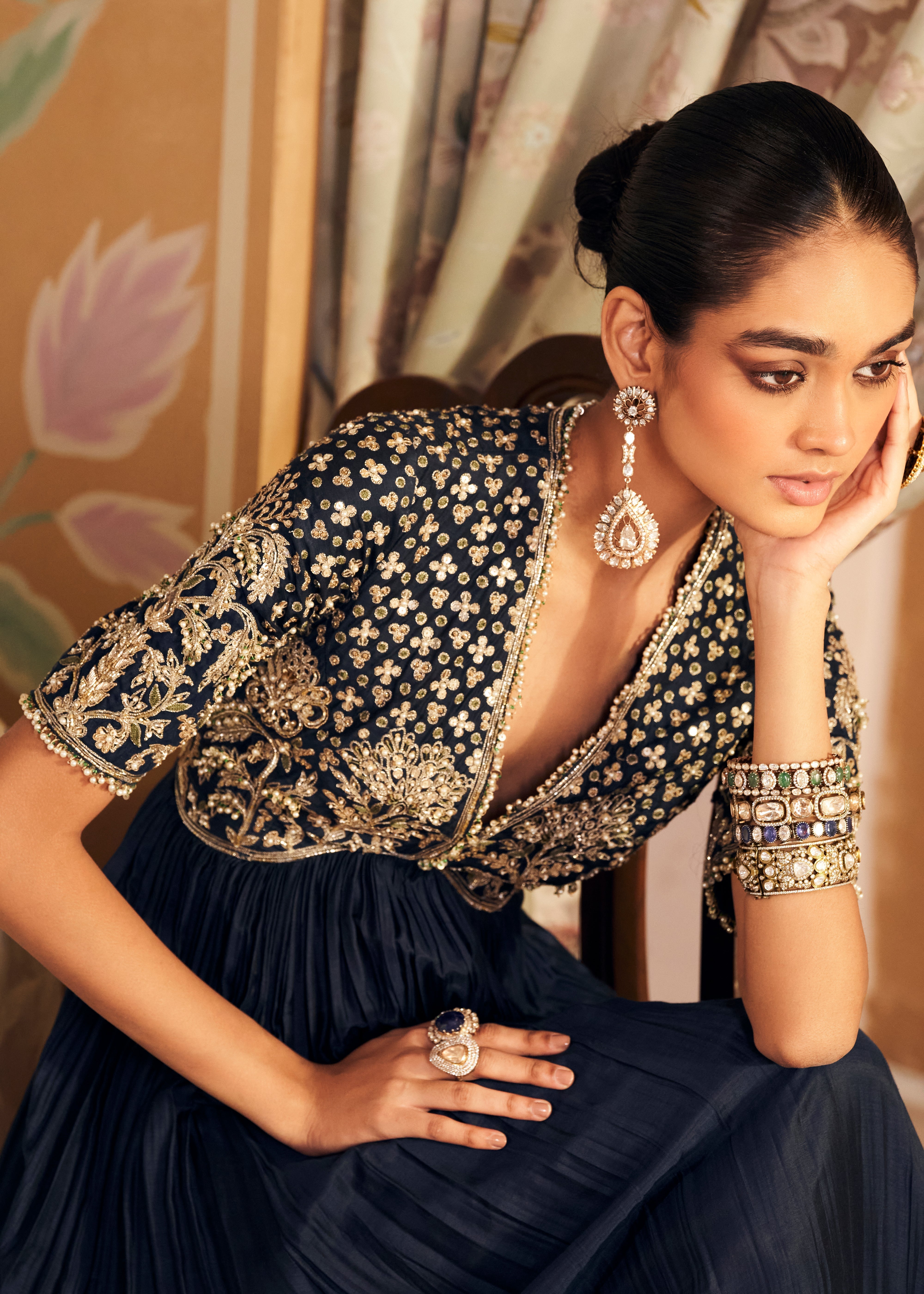 Zarqaa Anarkali set