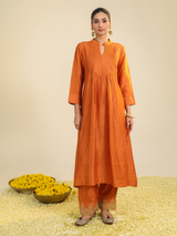Rust Gumaan Kurta Set