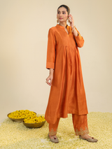 Rust Gumaan Kurta Set