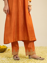 Rust Gumaan Kurta Set