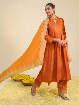 Rust Gumaan Kurta Set