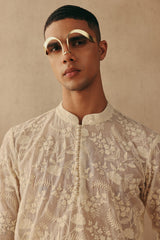 CHIKANKARI KURTA SHIRT  SET