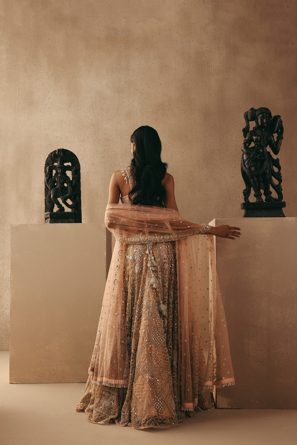 MULTICOLOUR MIRRORWORK LEHENGA