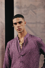 SILK RAI BANDHANI SHORT KURTA