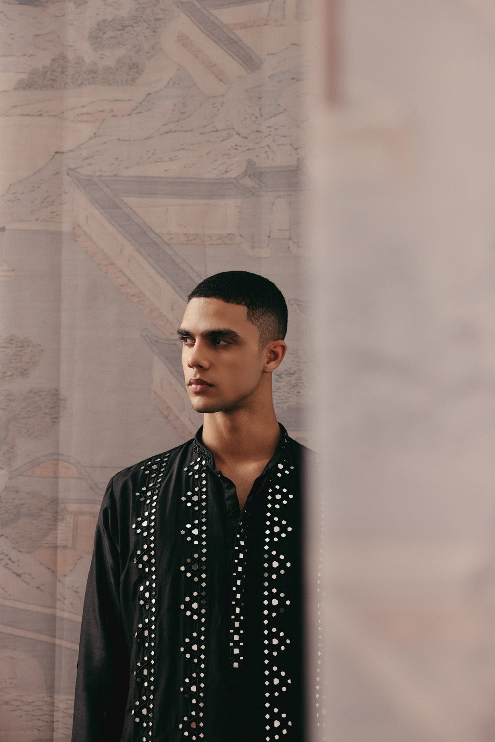 MIRRORWORK KURTA SET