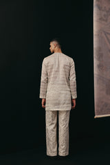 MIRRORWORK FLARED PANTS