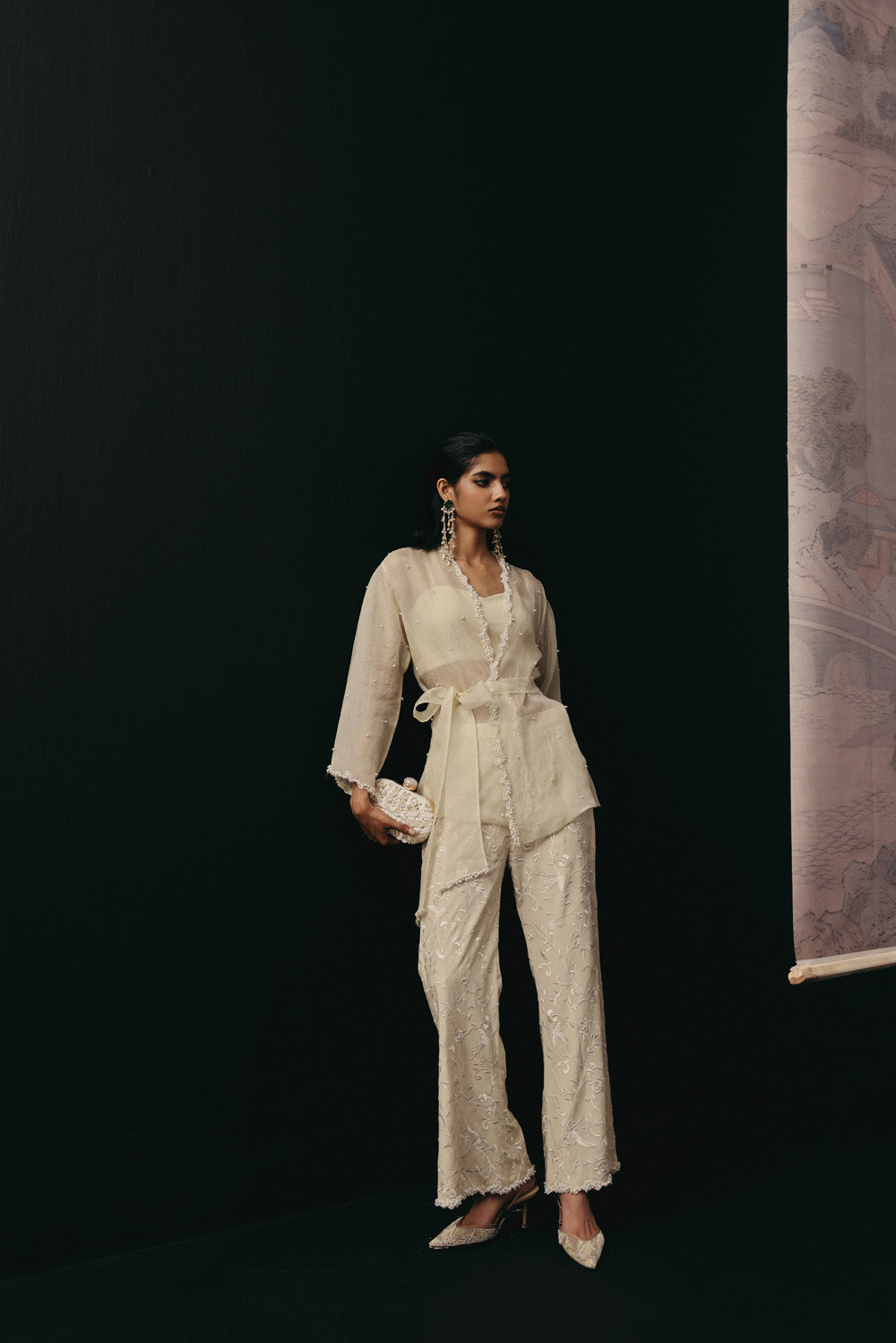 ORGANZA OVERLAY JACKET