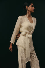 ORGANZA OVERLAY JACKET