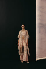 MIRROR EMBELLISHED PALAZZOS