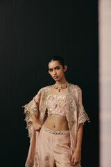 MIRROR EMBELLISHED PALAZZOS