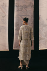 MIRRORWORK MULTI PANEL LONG JACKET